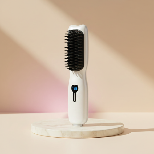 LISORA Pro cepillo alisador iónico inalámbrico en color Blanco